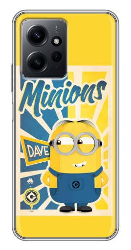 Чехол с картинкой "Minions" для Xiaomi Redmi Note 12