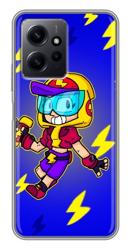 Силиконовый чехол с изображением "Молниеносная MAX" для Xiaomi Redmi Note 12