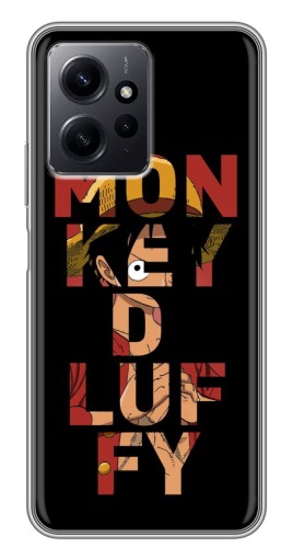 Чехол с печатью "Monky d Luffy" для Xiaomi Redmi Note 12