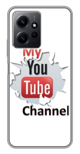 Чехол с картинкой "My YouTube" для Xiaomi Redmi Note 12