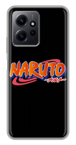 Чехол с печатью "Надпись Naruto" для Xiaomi Redmi Note 12