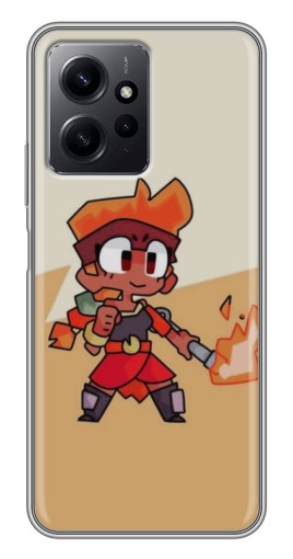 Чехол с картинкой "Нарисованная Amber" для Xiaomi Redmi Note 12