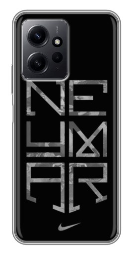 Чехол с картинкой "Neymar nike" для Xiaomi Redmi Note 12