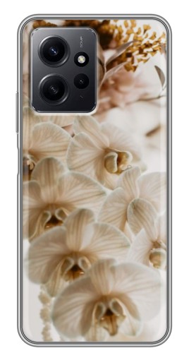 Силиконовый чехол с изображением "Нежная орхидея" для Xiaomi Redmi Note 12