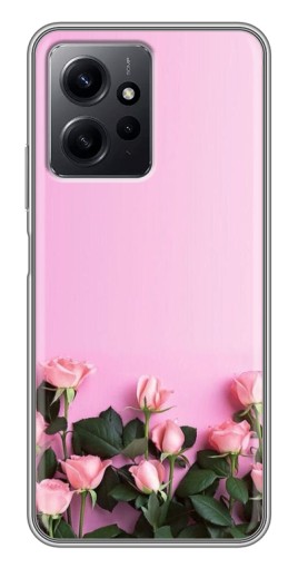 Чехол с картинкой "Нежные розы" для Xiaomi Redmi Note 12