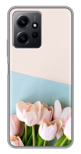 Силиконовый чехол с изображением "Нежные тюльпаны" для Xiaomi Redmi Note 12