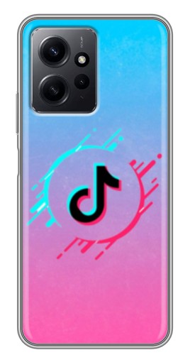 Чехол с принтом "Нота ТикТок" для Xiaomi Redmi Note 12