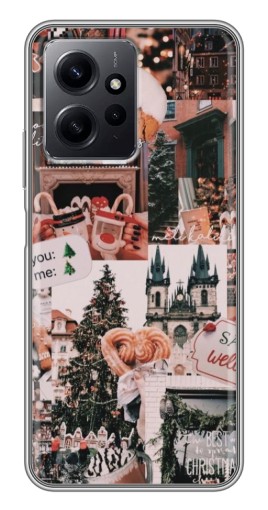 Силиконовый чехол с изображением "Новогоднее настроение" для Xiaomi Redmi Note 12