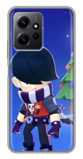 Чехол с печатью "Новогодний Эдгард" для Xiaomi Redmi Note 12