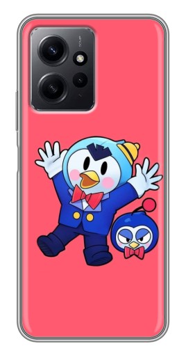 Чехол с печатью "Радостный пингвин" для Xiaomi Redmi Note 12