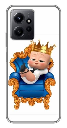 Чехол с картинкой "Ребенок Король" для Xiaomi Redmi Note 12