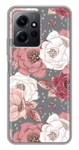 Чехол с принтом "Рисунок розы" для Xiaomi Redmi Note 12