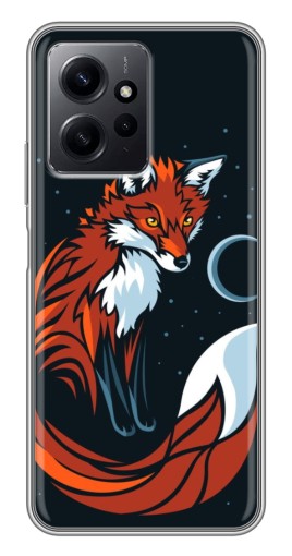 Чехол с картинкой "Рыжая лиса" для Xiaomi Redmi Note 12