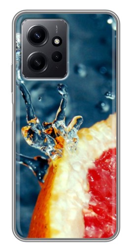 Чехол с картинкой "Сочный грейпфрут" для Xiaomi Redmi Note 12