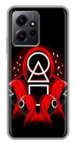 Чехол с печатью "Солдаты с игры кальмара" для Xiaomi Redmi Note 12