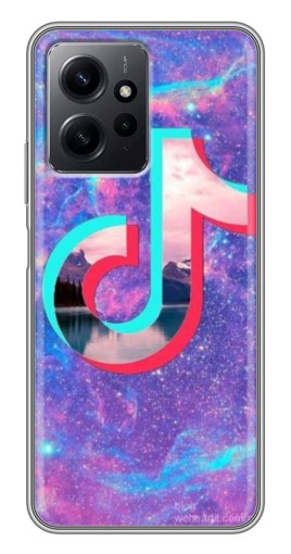 Чехол с печатью "ТикТок мраморный" для Xiaomi Redmi Note 12