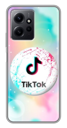 Чехол с картинкой "TikTok принт" для Xiaomi Redmi Note 12