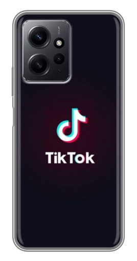 Чехол с печатью "TikTok темный" для Xiaomi Redmi Note 12