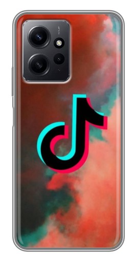 Чехол с печатью "ТикТок в тучах" для Xiaomi Redmi Note 12