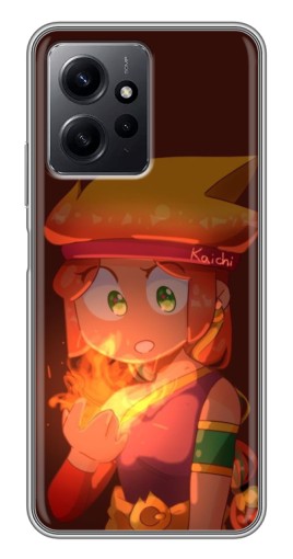 Чехол с картинкой "Удивлённая Амбер" для Xiaomi Redmi Note 12