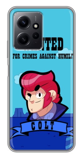 Чехол с печатью "WANTED COLT" для Xiaomi Redmi Note 12