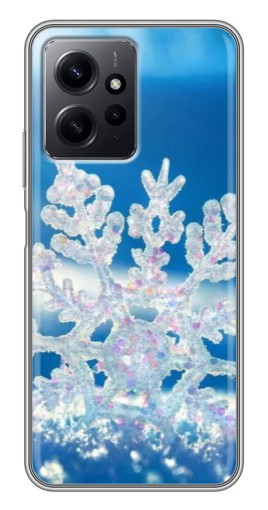 Силиконовый чехол с изображением "Яркая снежинка" для Xiaomi Redmi Note 12