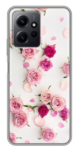 Чехол с печатью "Яркие розы" для Xiaomi Redmi Note 12