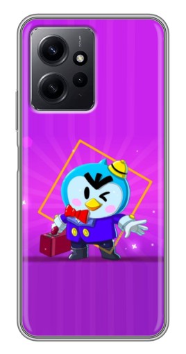 Чехол с печатью "Яркий пингвин" для Xiaomi Redmi Note 12