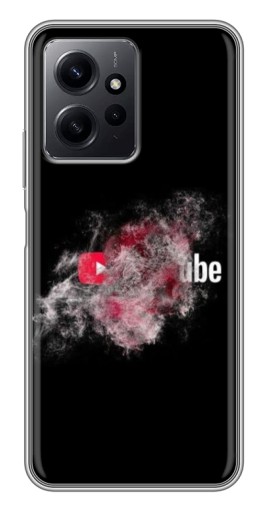 Чехол с печатью "Яркий Ютуб" для Xiaomi Redmi Note 12