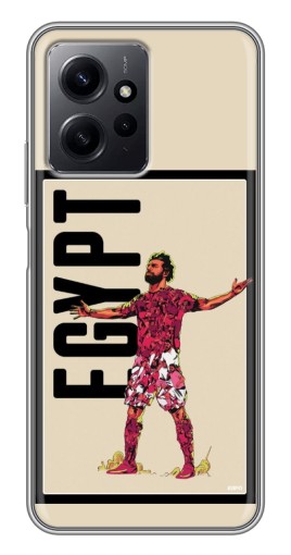 Чехол с картинкой "Египтянин Салах" для Xiaomi Redmi Note 12