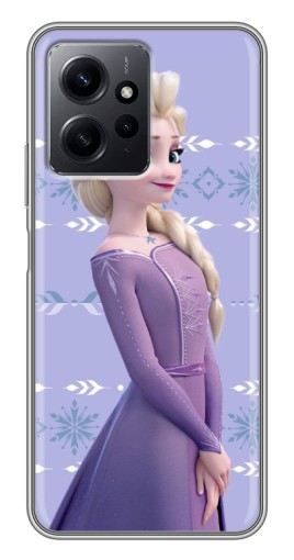 Силиконовый чехол с изображением "Ельза" для Xiaomi Redmi Note 12
