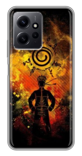 Чехол с картинкой "Золотой Наруто" для Xiaomi Redmi Note 12