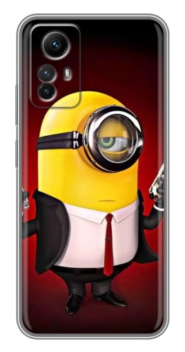 Чехол с картинкой "Агент Миньон" для Xiaomi Redmi Note 12s