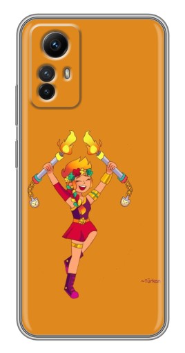 Чехол с принтом "Амбер ликует" для Xiaomi Redmi Note 12s