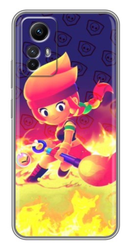 Чехол с печатью "Амбер в огне" для Xiaomi Redmi Note 12s
