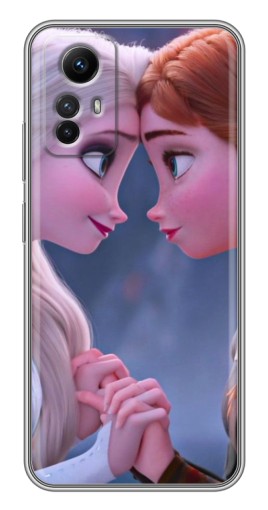 Чехол с печатью "Анна и Ельза" для Xiaomi Redmi Note 12s