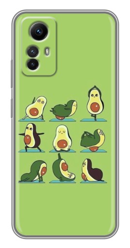 Чехол с печатью "Авокадо Йога" для Xiaomi Redmi Note 12s