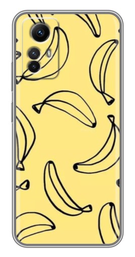Чехол с картинкой "Бананчики" для Xiaomi Redmi Note 12s