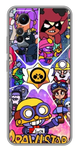 Чехол с картинкой "Brawl заставка" для Xiaomi Redmi Note 12s