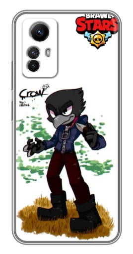 Чехол с картинкой "Crow" для Xiaomi Redmi Note 12s