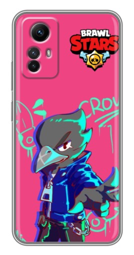 Силиконовый чехол с изображением "Crow Asassin" для Xiaomi Redmi Note 12s