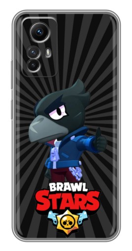 Чехол с картинкой "Crow Brawl Stars" для Xiaomi Redmi Note 12s