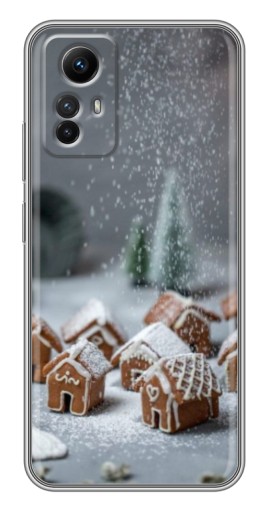 Силиконовый чехол с изображением "Домики из пряников" для Xiaomi Redmi Note 12s
