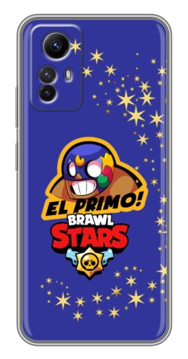 Чехол с печатью "El Primo в маске" для Xiaomi Redmi Note 12s
