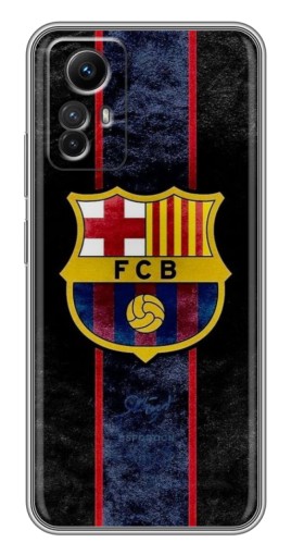 Силиконовый чехол с изображением "FCB" для Xiaomi Redmi Note 12s