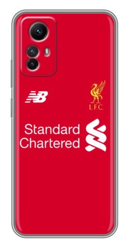 Чехол с принтом "Форма Liverpool" для Xiaomi Redmi Note 12s