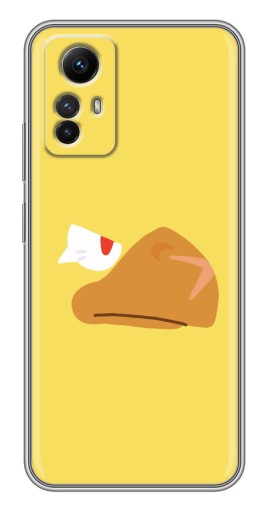 Силиконовый чехол с изображением "Gold Crow" для Xiaomi Redmi Note 12s