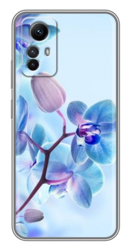 Чехол с принтом "Голубые орхидеи" для Xiaomi Redmi Note 12s