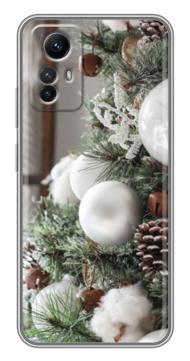 Чехол с печатью "Игрушки на елке" для Xiaomi Redmi Note 12s