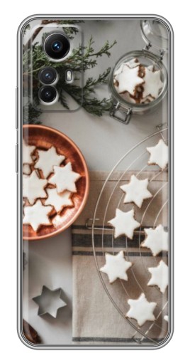 Чехол с печатью "Имбирные звездочки" для Xiaomi Redmi Note 12s